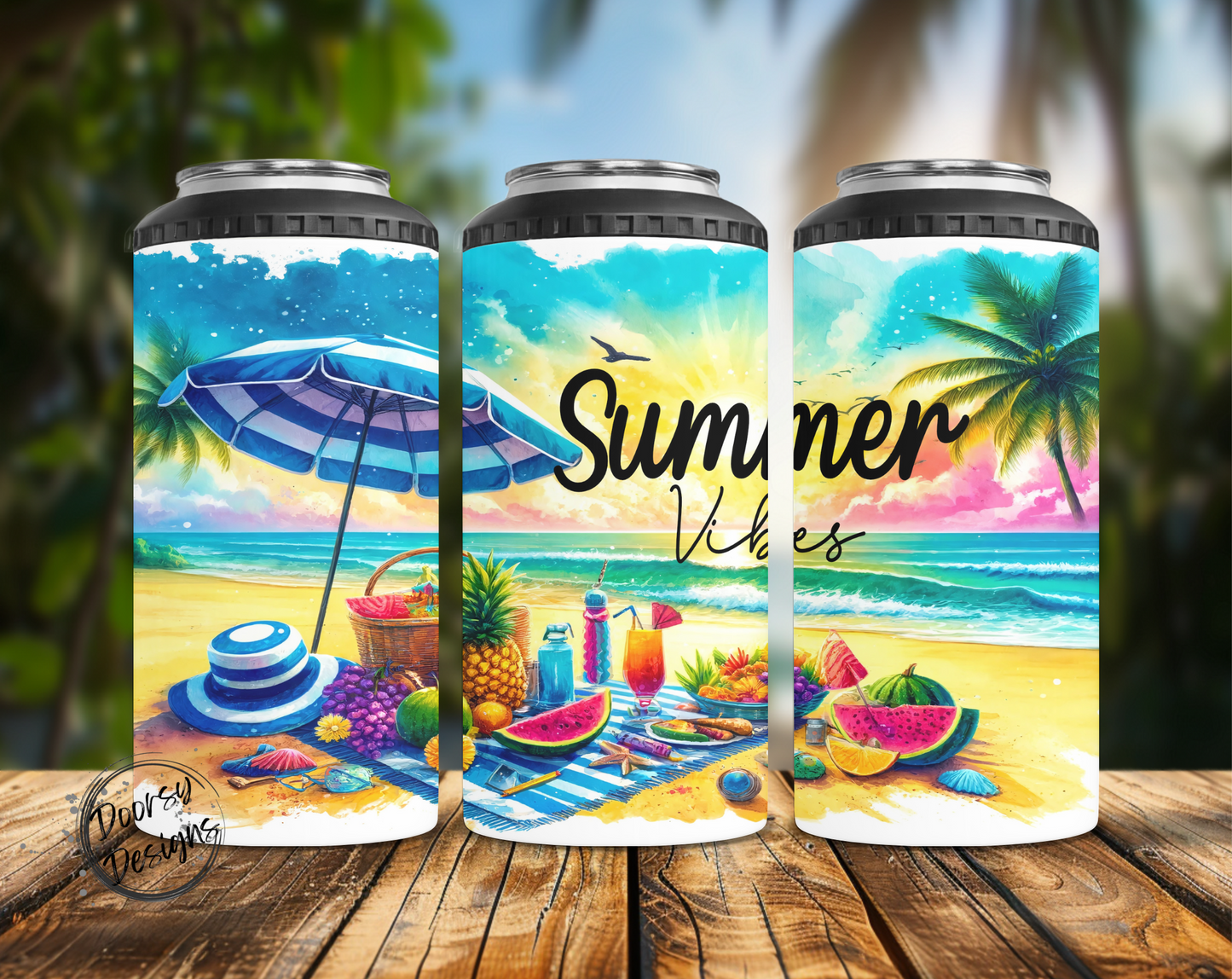 Summer Vibes Can Cooler