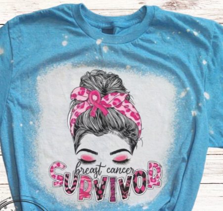 Breast Cancer Survivor Bleached Shirt