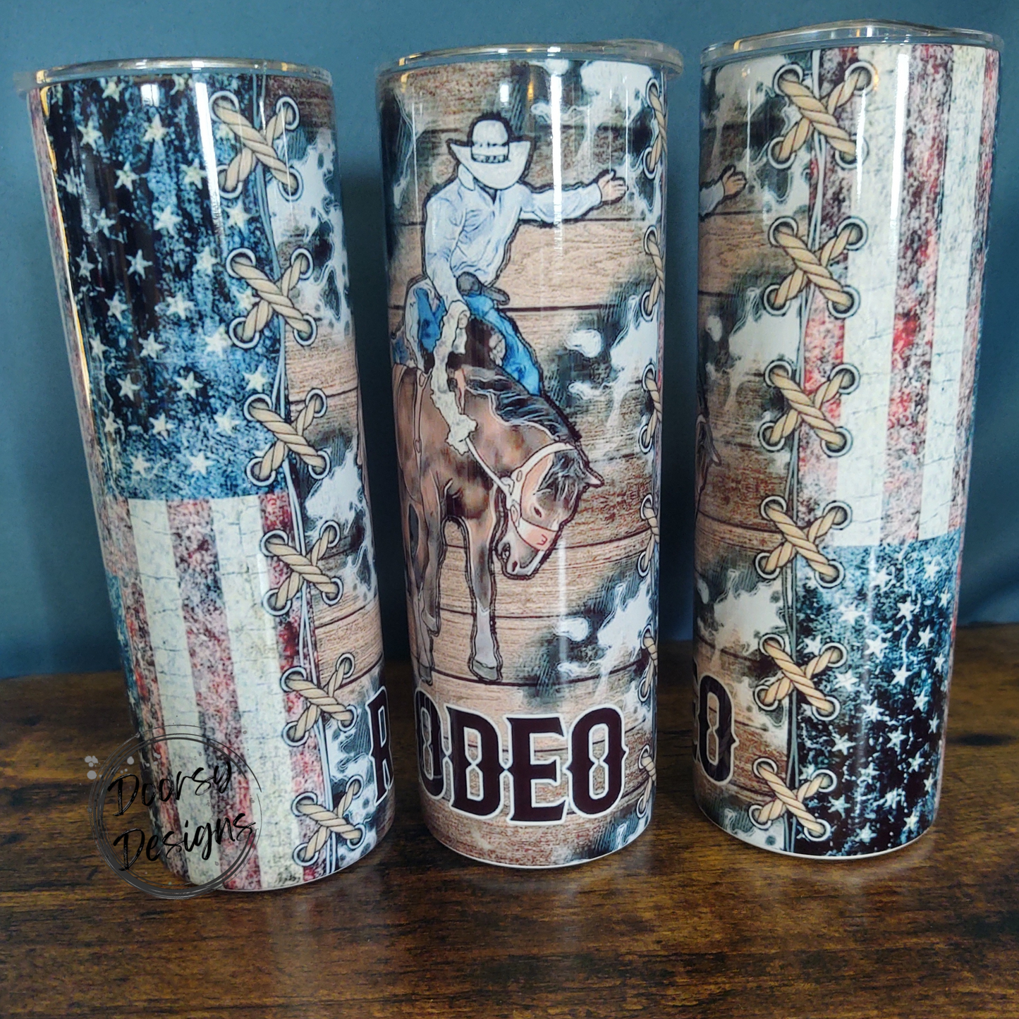 Personalized Rodeo Tumbler Cup 20oz Sublimation Cup