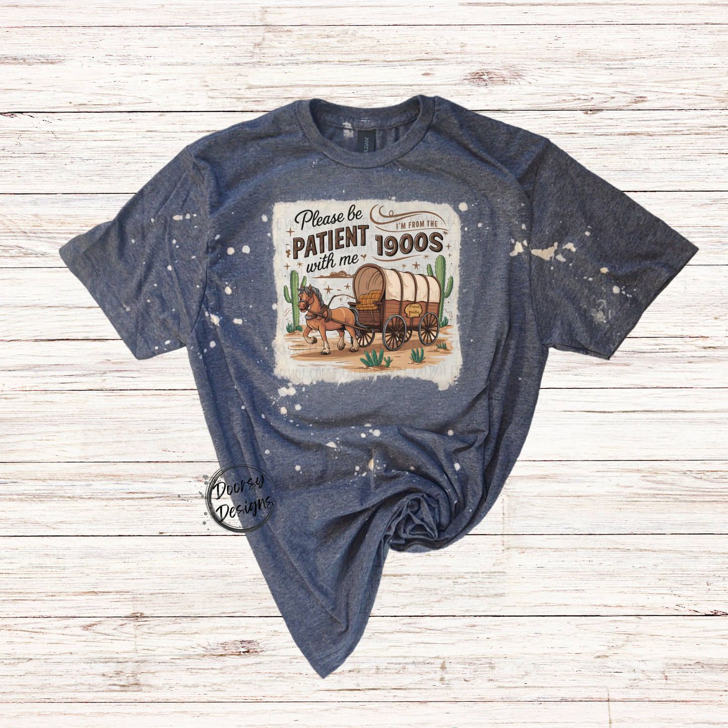 I'm From the 1900s Bleached T-Shirt