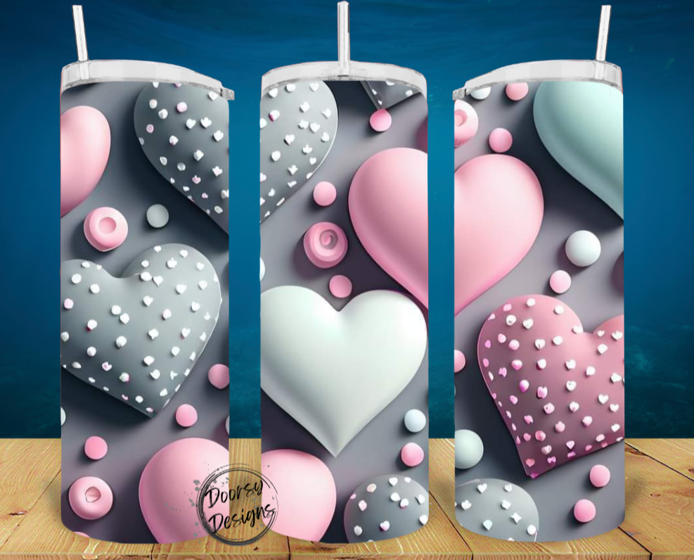 ALL Valentines Day Sublimation Tumblers