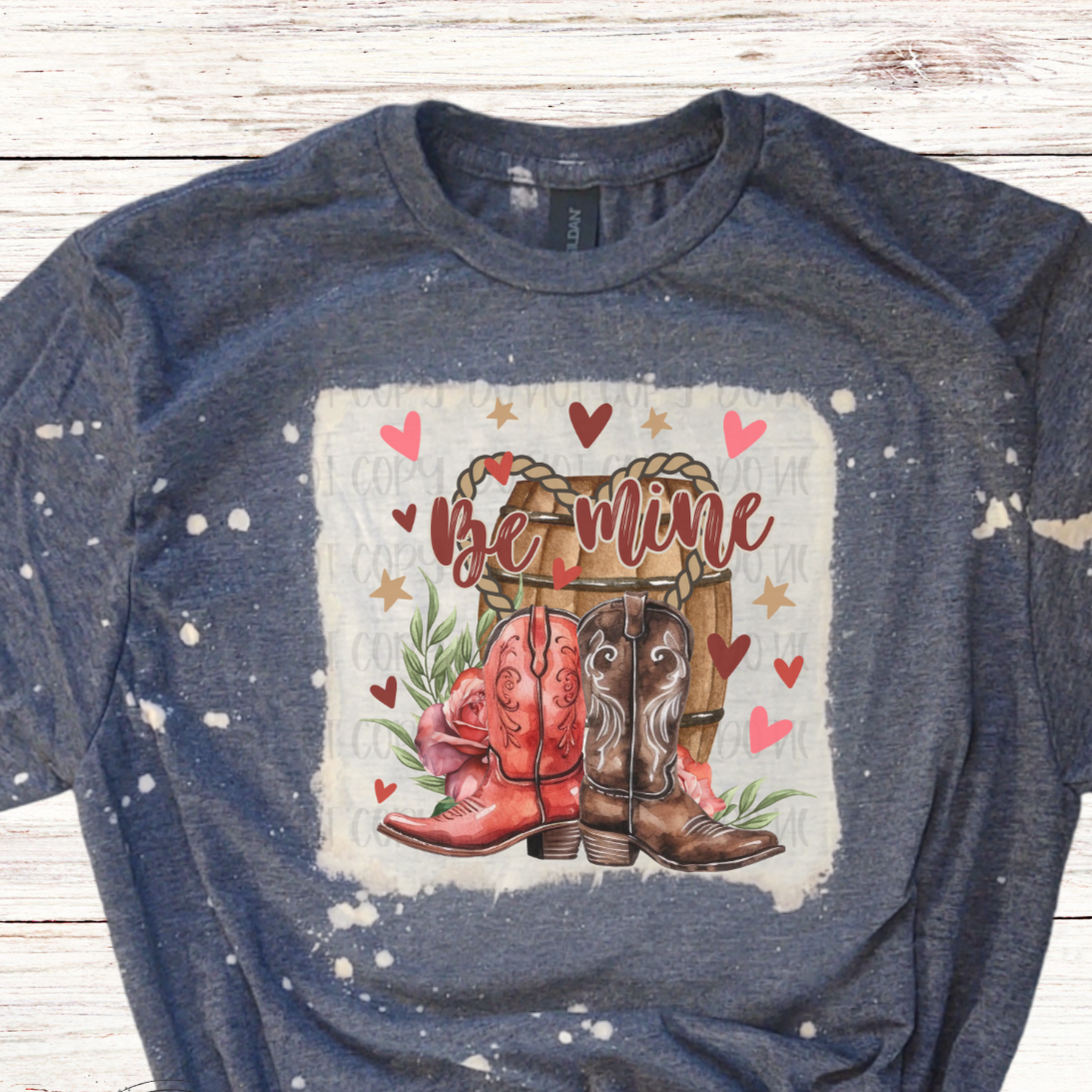 Be Mine Cowboy V-Day T-Shirt