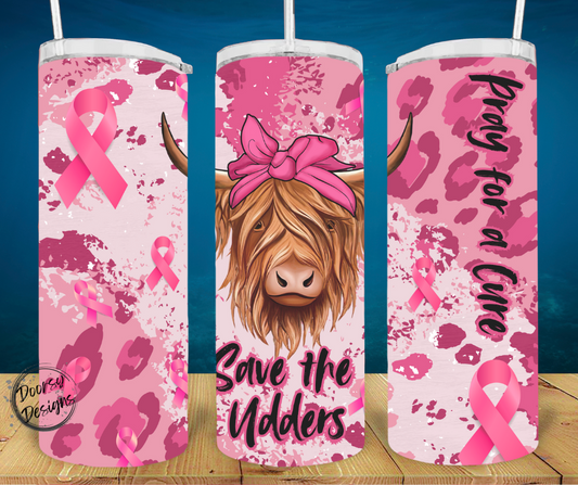 Save the Udders 20oz Sublimation Tumbler Cup