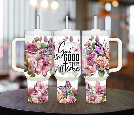 God is Good 40oz Sublimation Tumbler