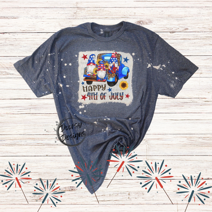 Happy 4th of July Shirt with Gnomes