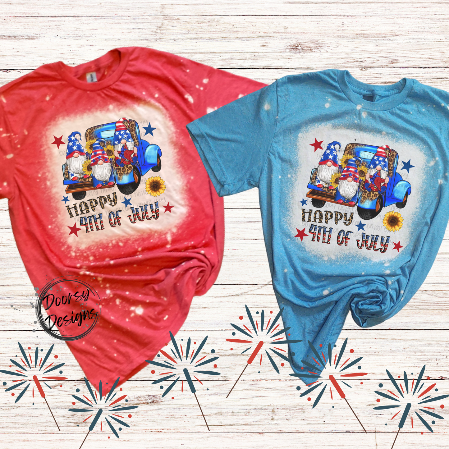 Happy 4th of July Shirt with Gnomes