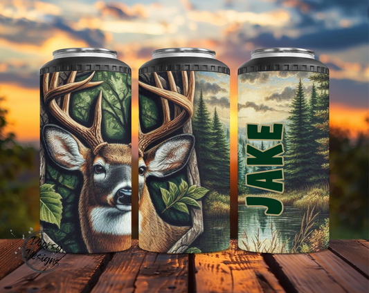 River Buck Hunter Can Cooler