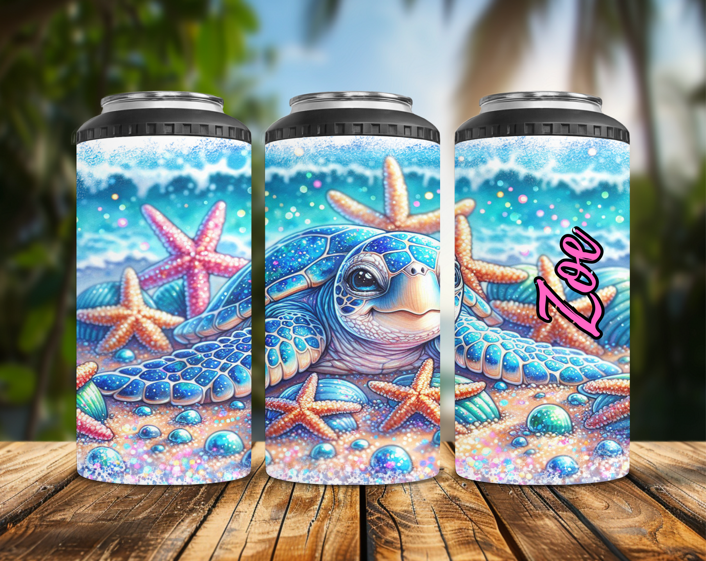 Turtle and Sea Stars Can Cooler