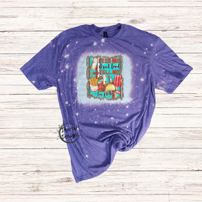 Feed Me Mexican Street Food Bleached T-Shirt