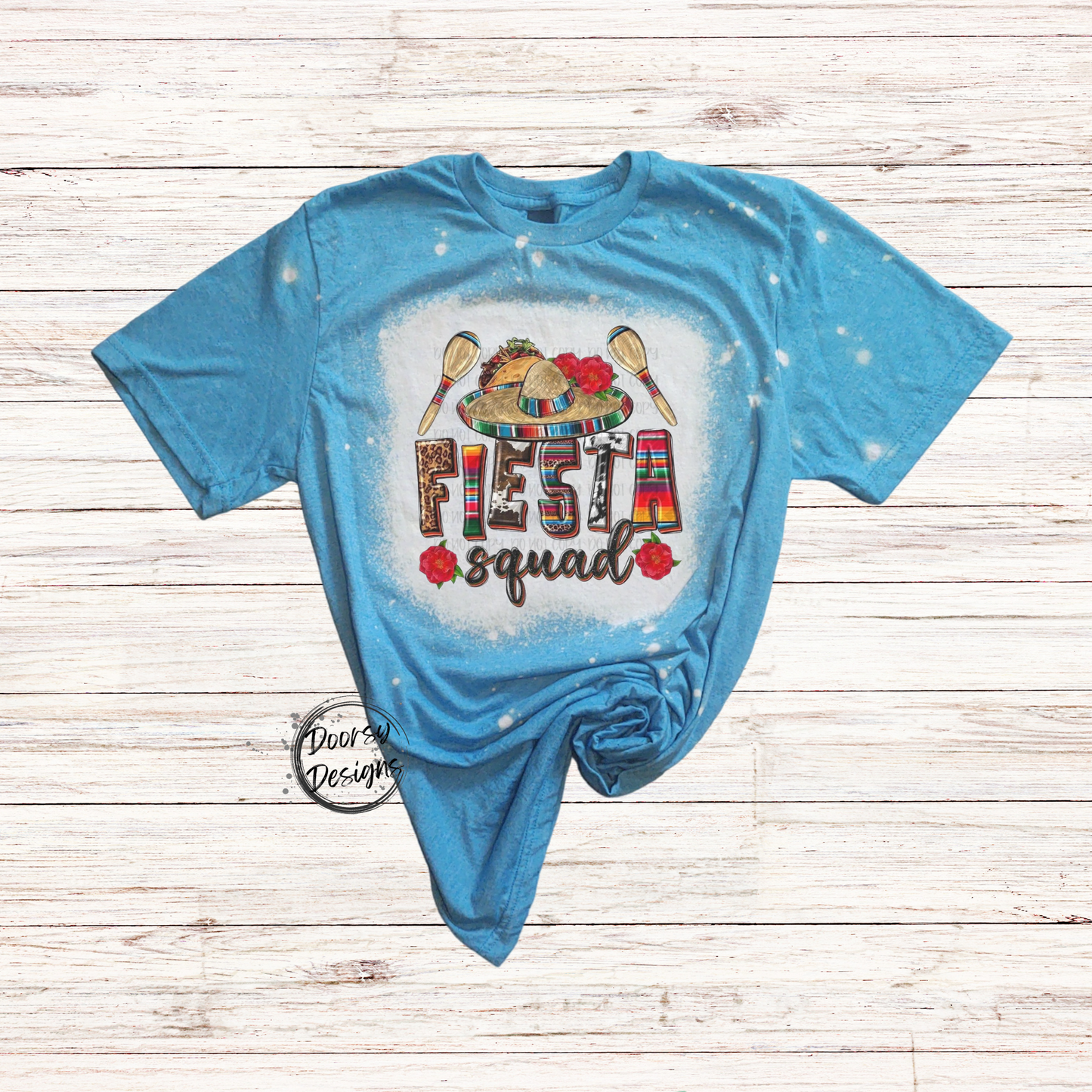 Fiesta Squad Bleached Group T-Shirts