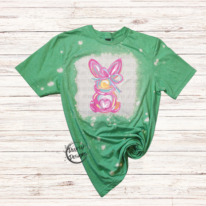 Pastel Brushstroke Easter Bunny Shirt