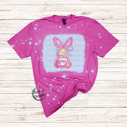 Pastel Brushstroke Easter Bunny Shirt