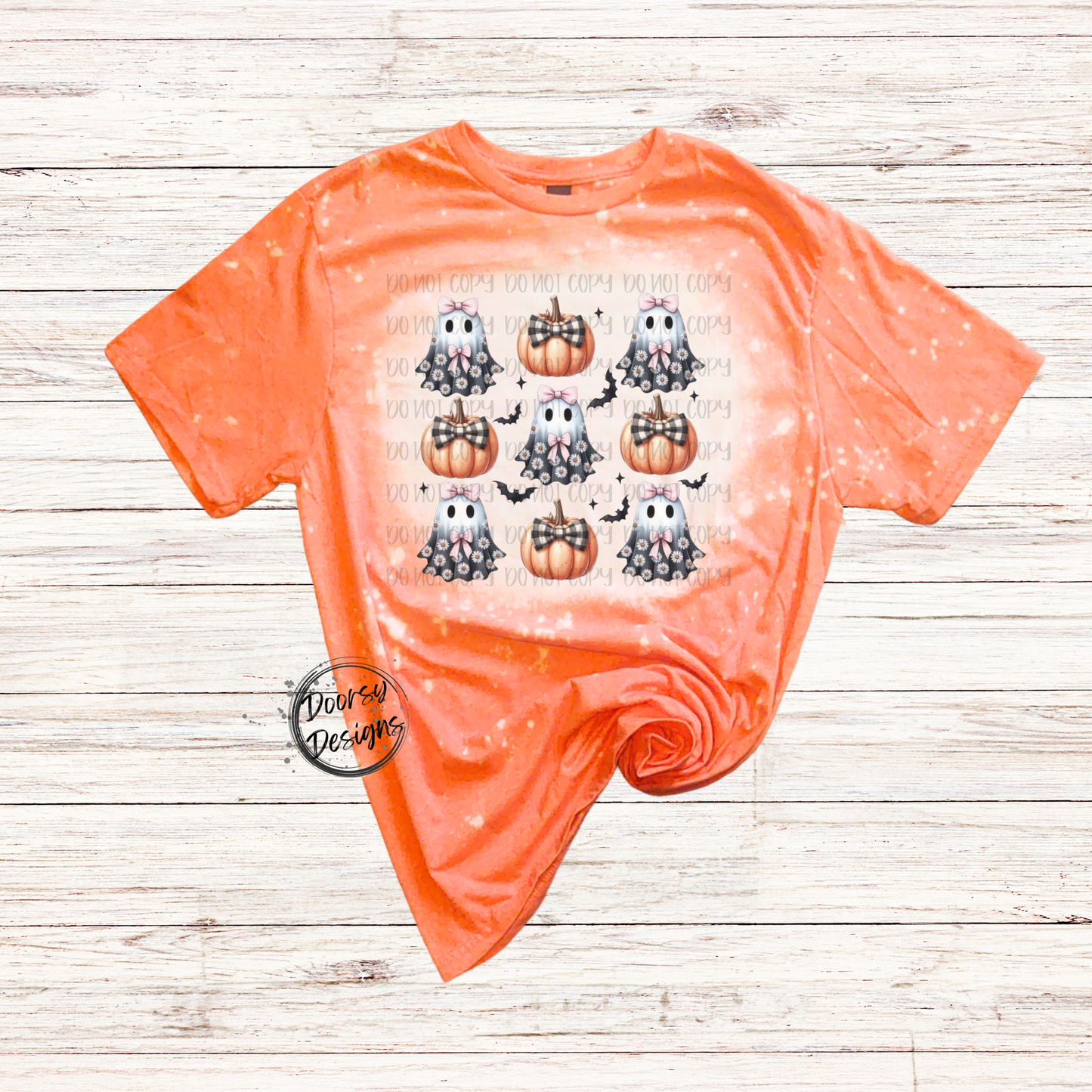 Daisy Ghosts & Pumpkins Halloween Shirt