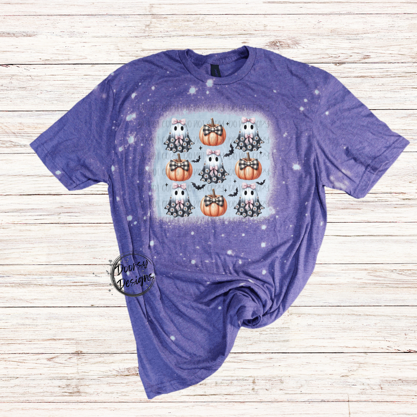 Daisy Ghosts & Pumpkins Halloween Shirt