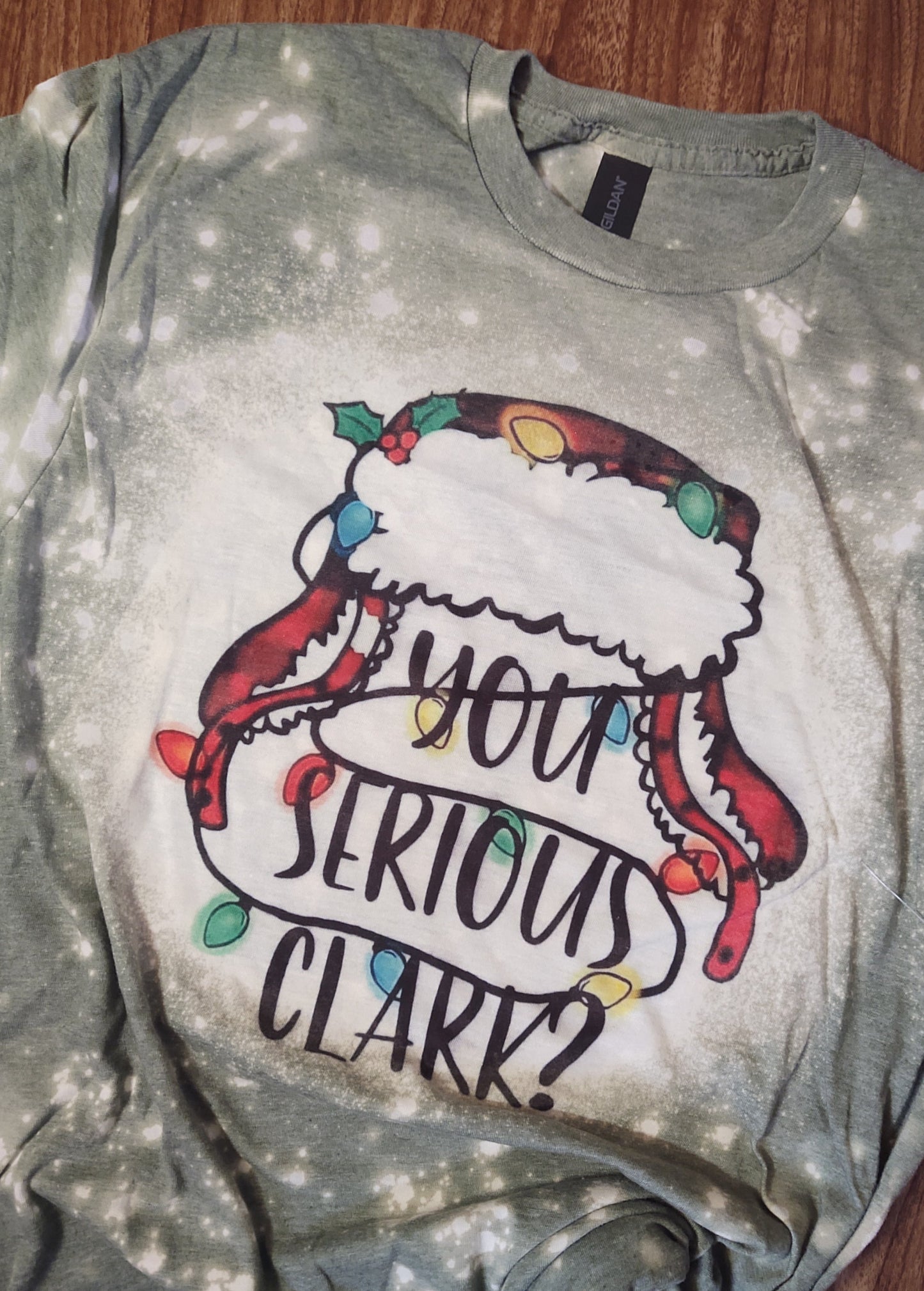 RTS Are You Serious Clark Green Christmas T-Shirt