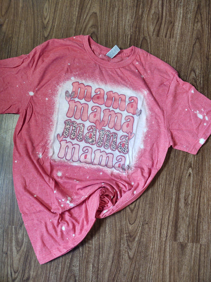 MEDIUM RTS Mama Mama Mama Mama Bleached T-Shirt