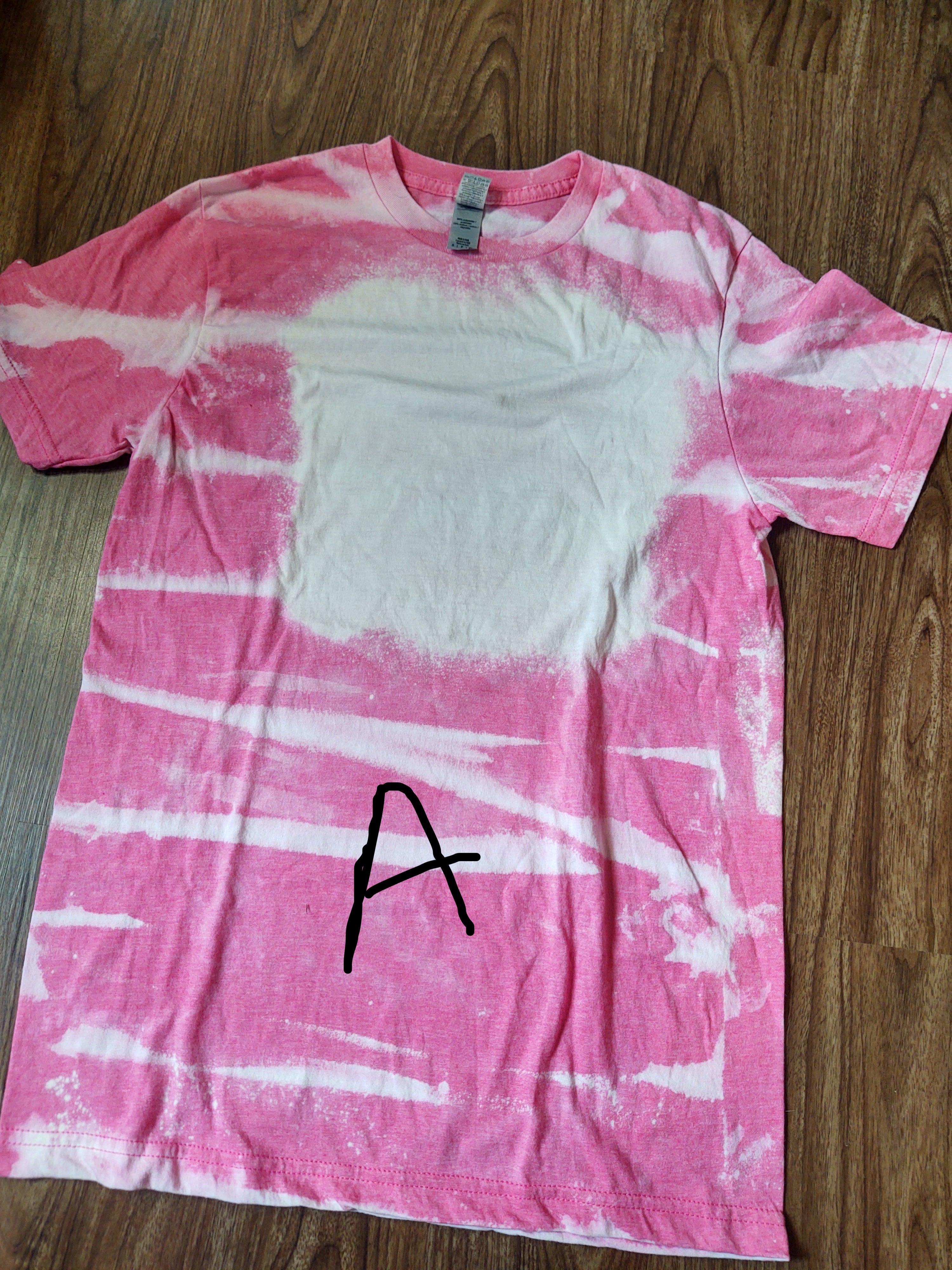 Random RTS SMALL Bleached T-Shirts-Ready to Press-Choose a Design from ...