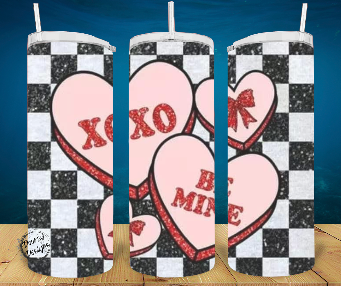 Leopard Print and More 20oz Valentines Day Sublimation Tumblers