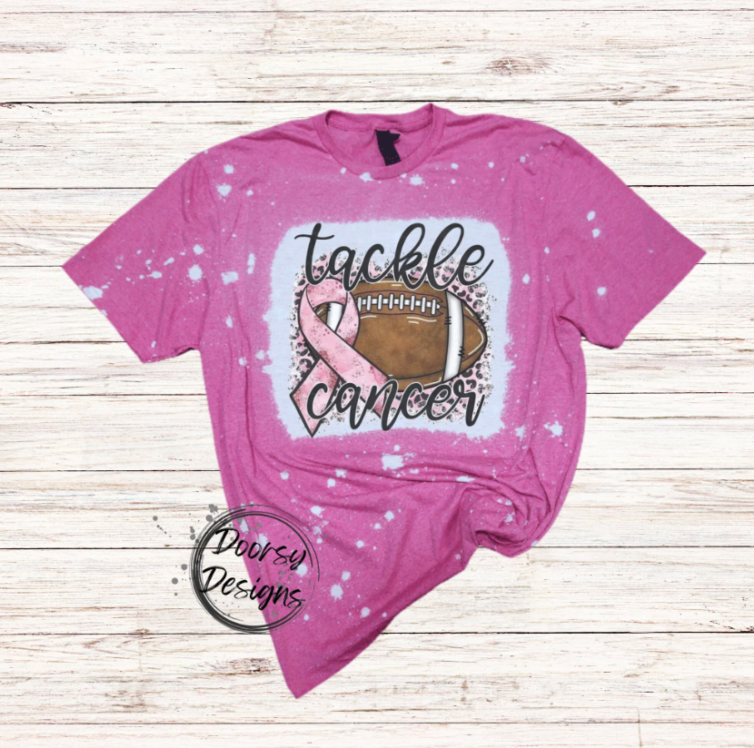 Tackle Cancer Bleached Shirt