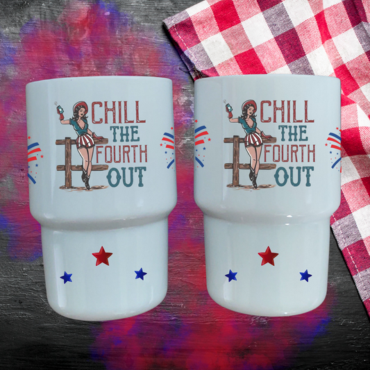 Chill the Fourth Out July Shot Glass