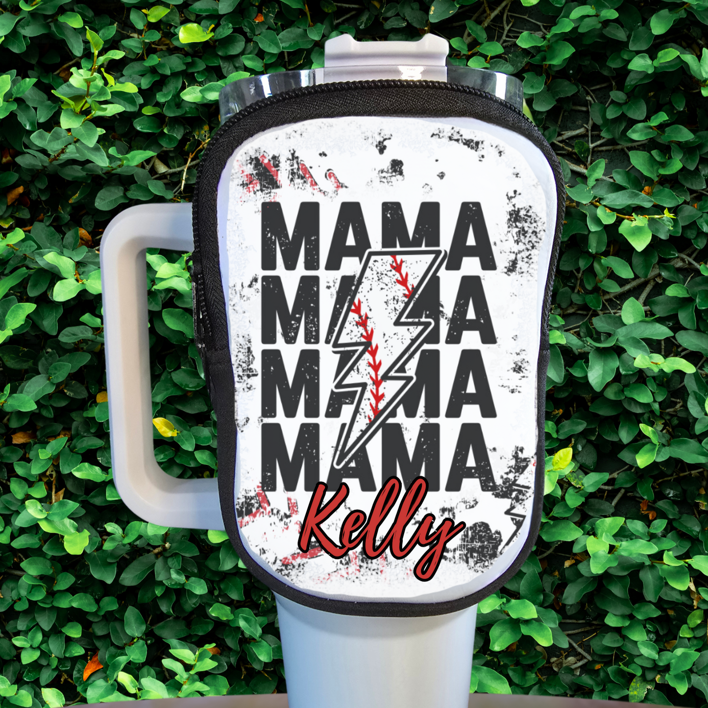 40oz Tumbler Coin Pouch: Baseball MAMA