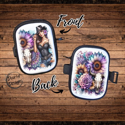 40oz Tumbler Coin Pouch: Boho Cowgirl