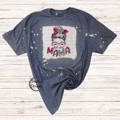 Hot Mess MAMA Bleached T-Shirt