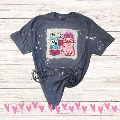 Cowgirl Bleached Valentine's Day T-Shirts