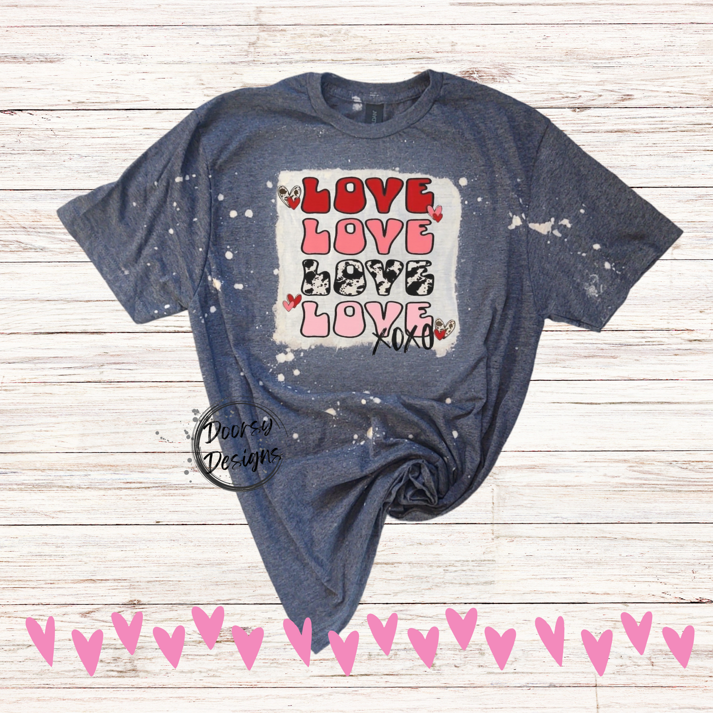 Cowgirl Bleached Valentine's Day T-Shirts