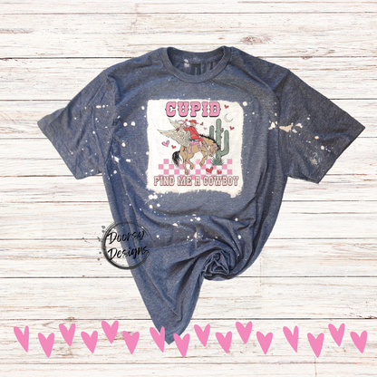 Multiple Bleached Western Valentine's Shirts