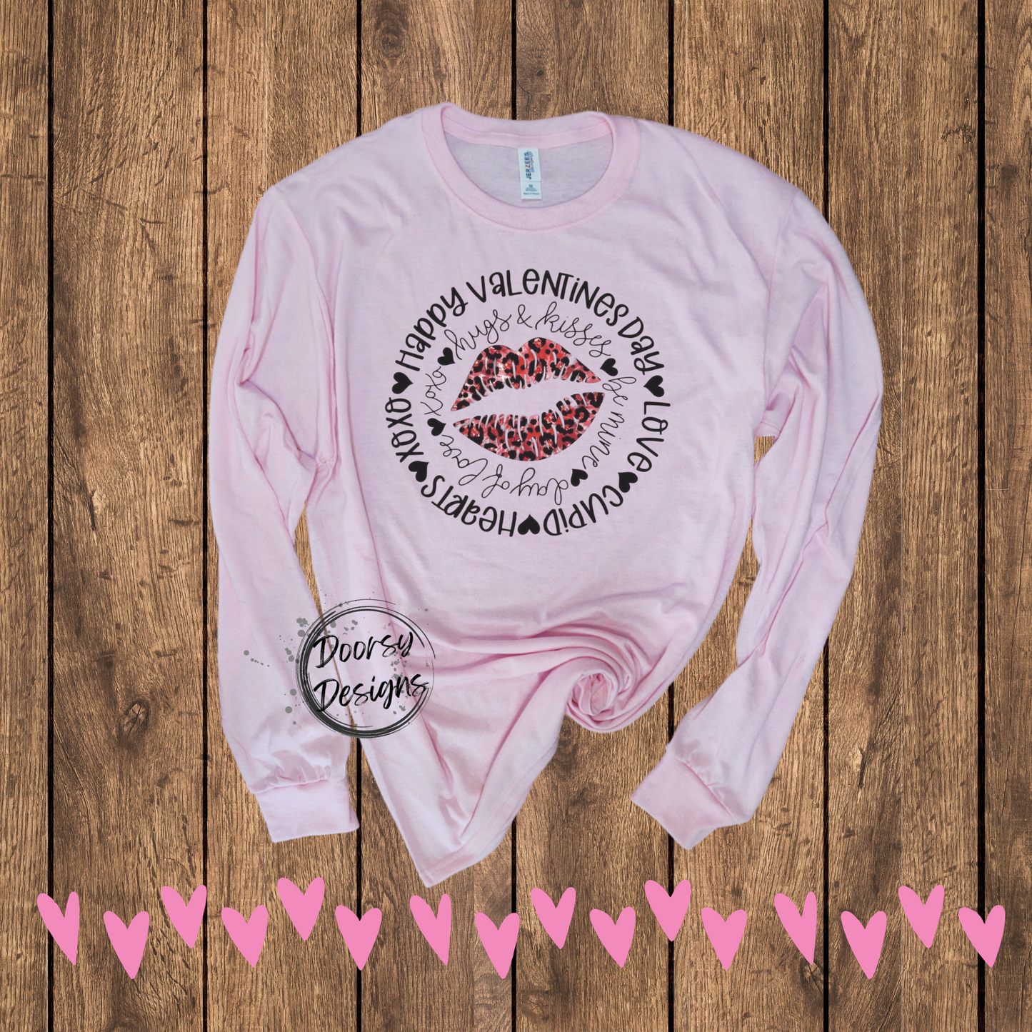 Multiple Long Sleeve Sublimation Valentines Shirts