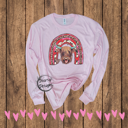 Multiple Long Sleeve Sublimation Valentines Shirts