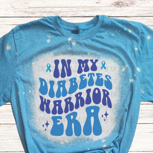 In My Diabetes Warrior Era Bleached Shirt