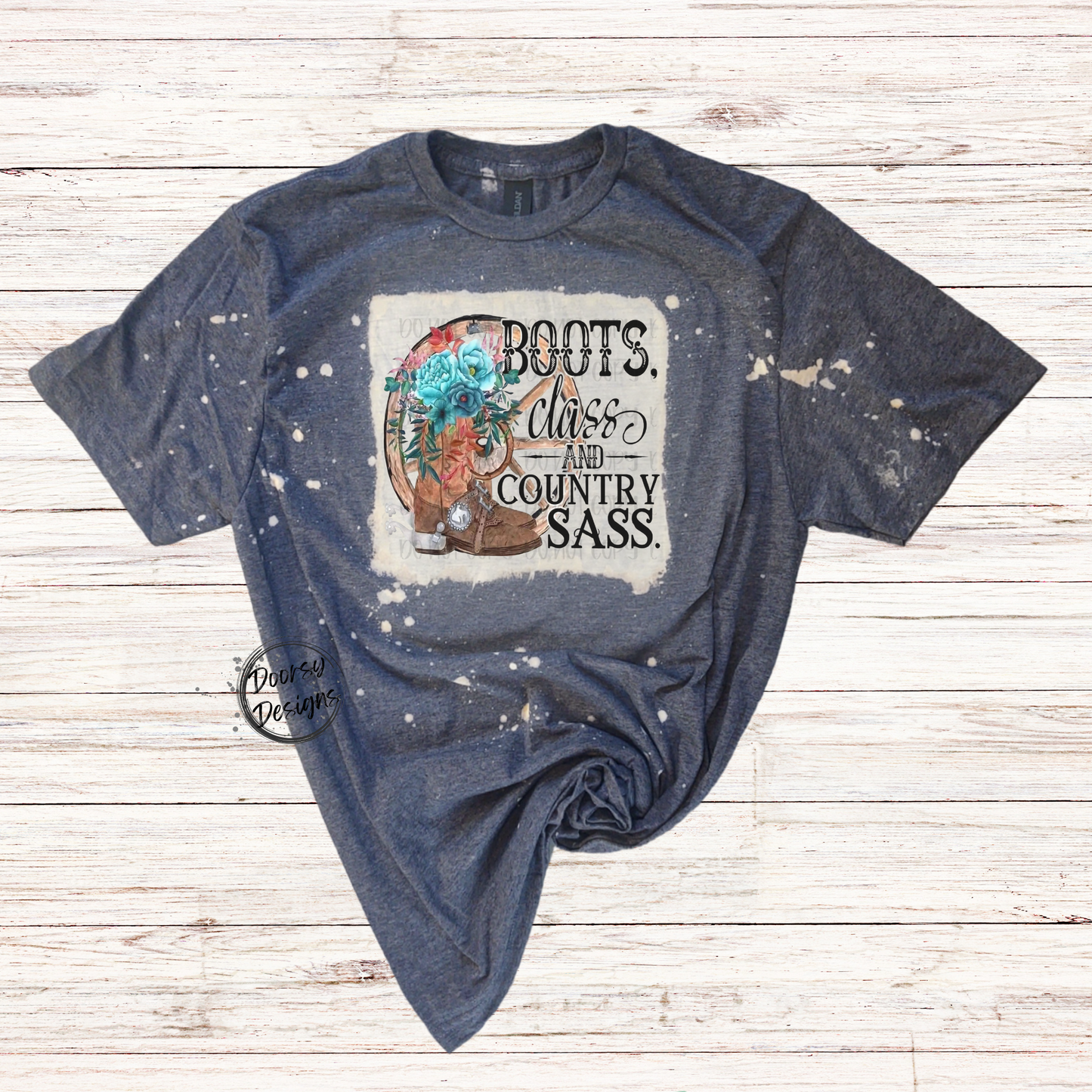 Boots & Country Class Bleached T-Shirt