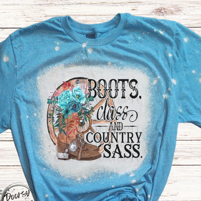 Boots & Country Class Bleached T-Shirt