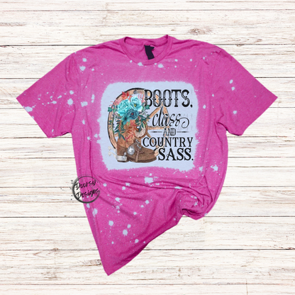 Boots & Country Class Bleached T-Shirt