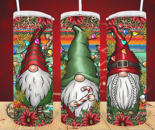 Gnomes Christmas 20oz Sublimation Tumbler Cup