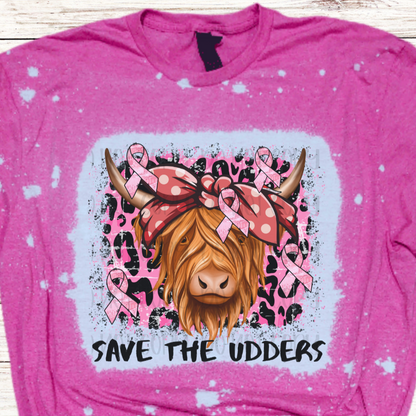 Save the Udders Bleached Shirt