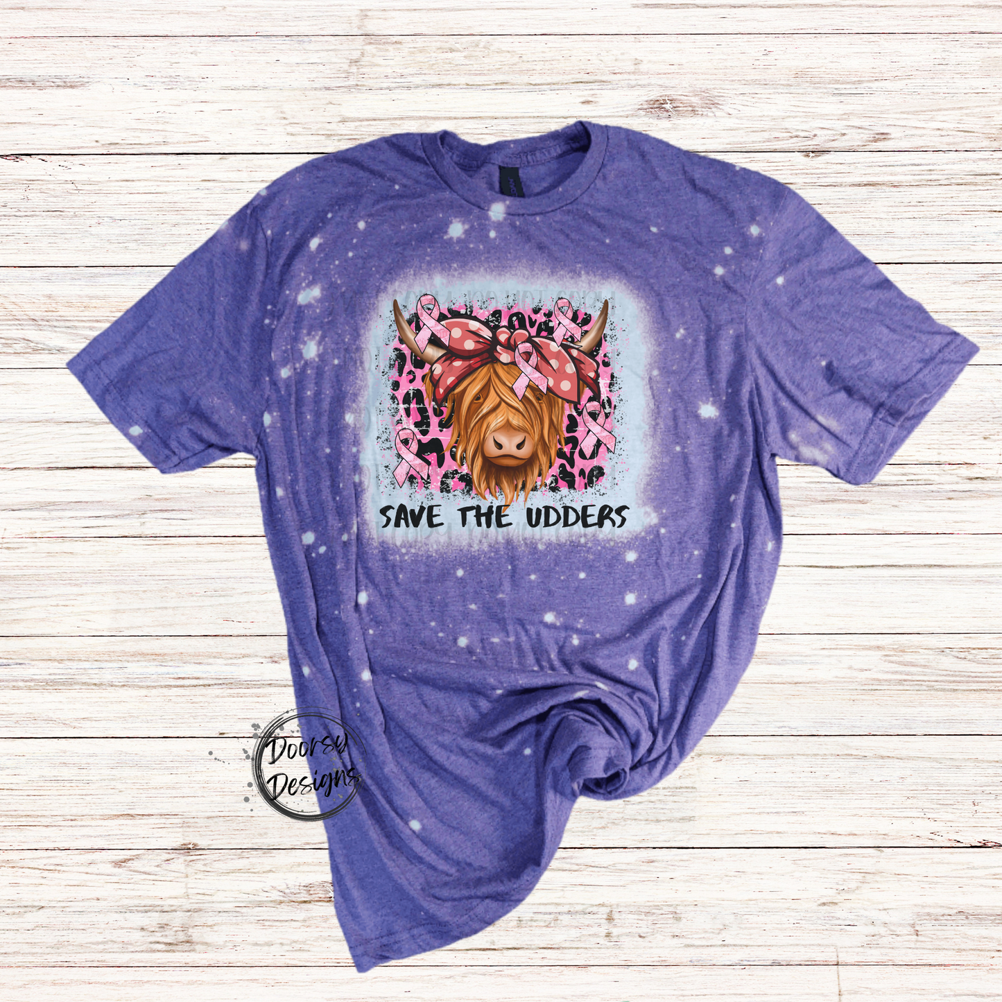 Save the Udders Bleached Shirt