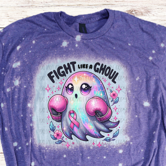 Fight Like a Ghoul Bleached Shirt