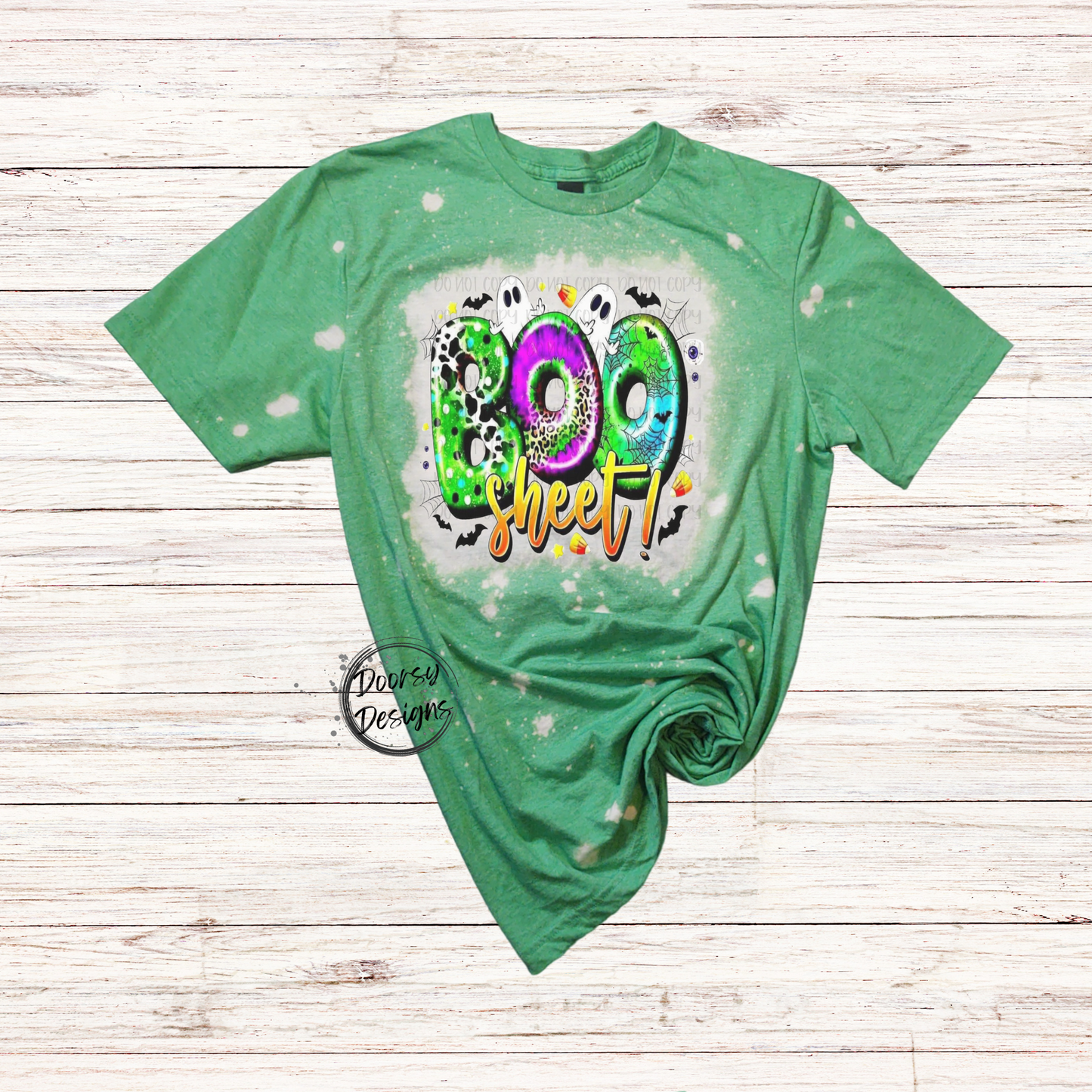 Boo Sheet Bleached Halloween Shirt