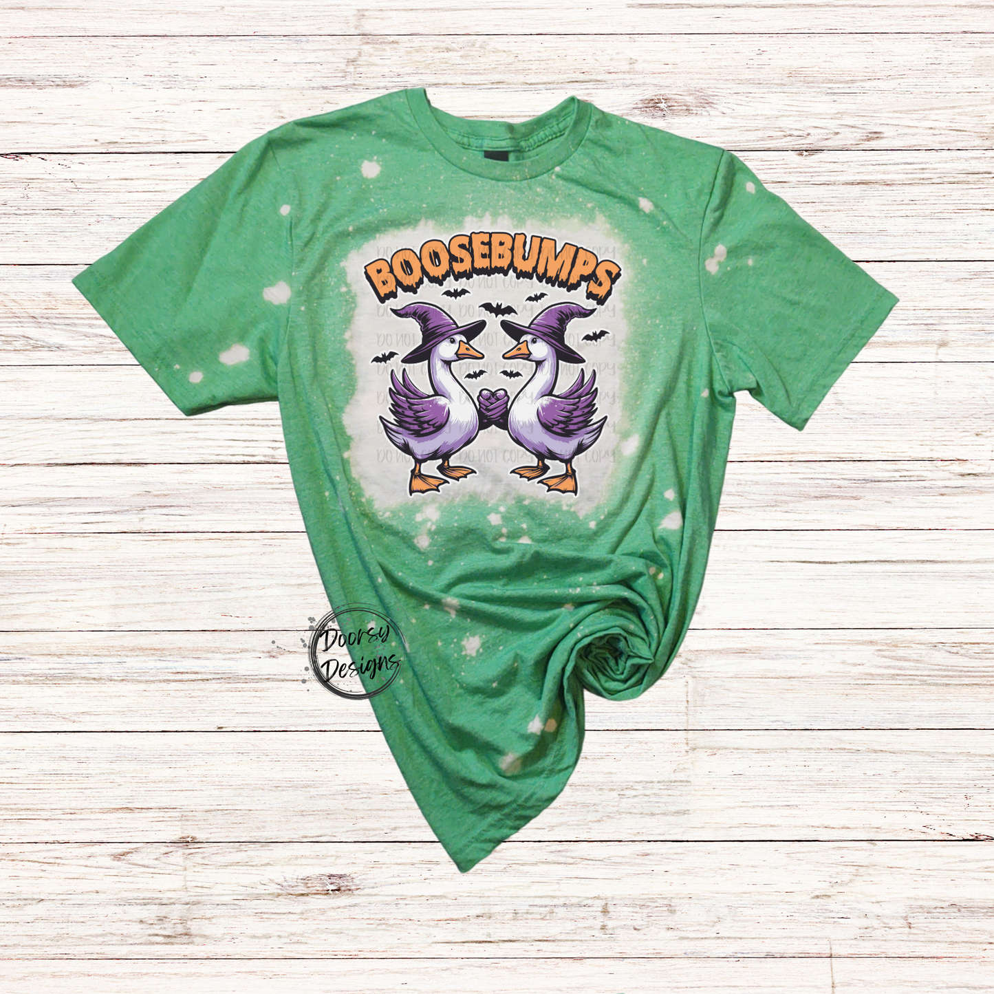 BooseBumps Bleached Halloween Shirt