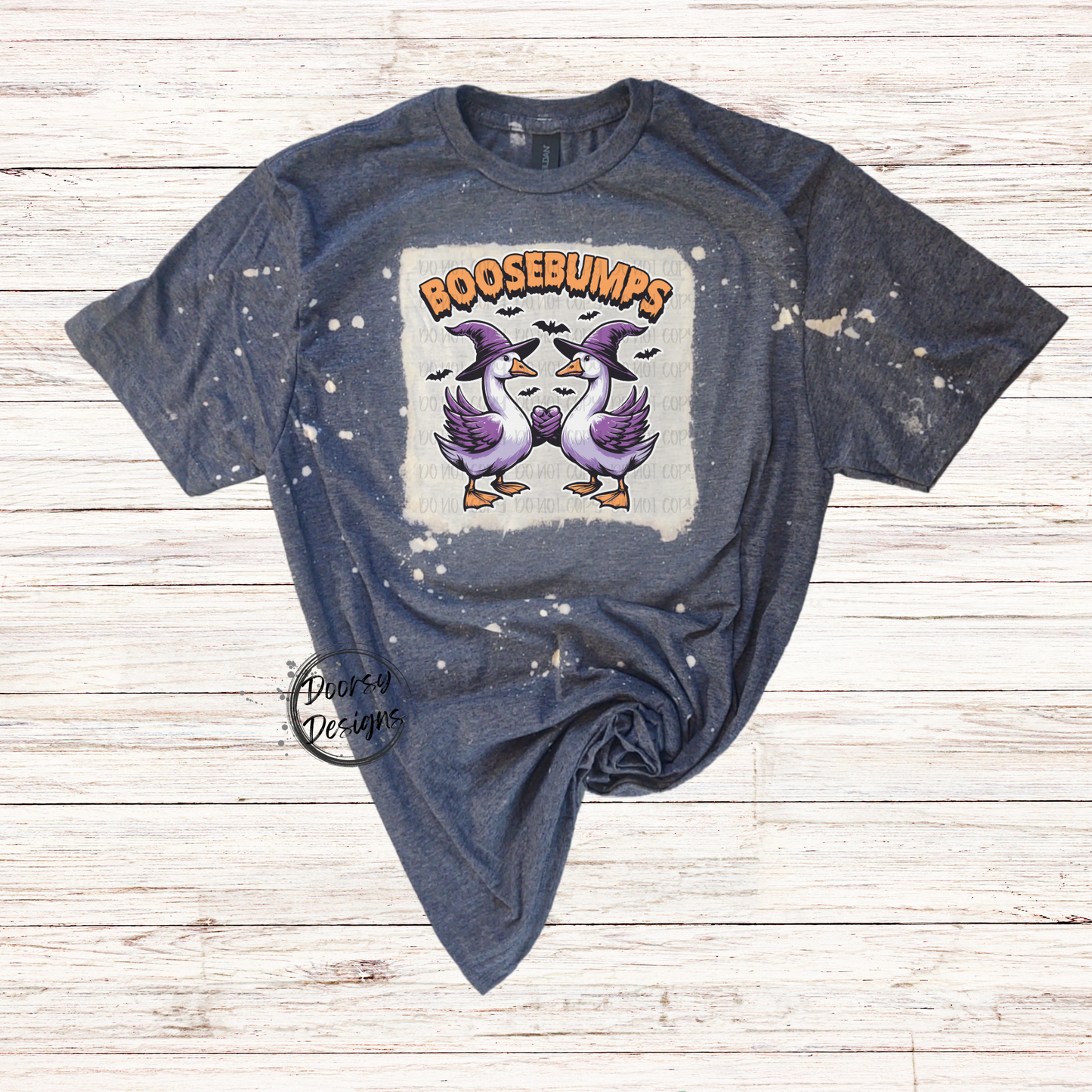 BooseBumps Bleached Halloween Shirt