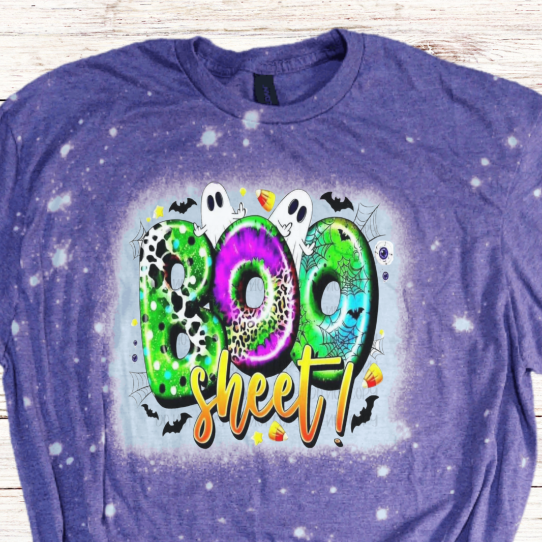 Boo Sheet Bleached Halloween Shirt