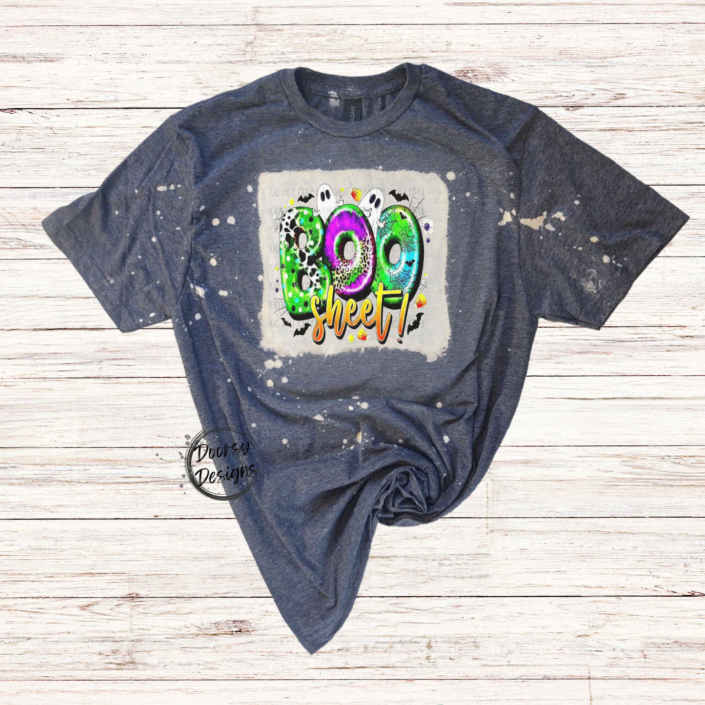 Boo Sheet Bleached Halloween Shirt