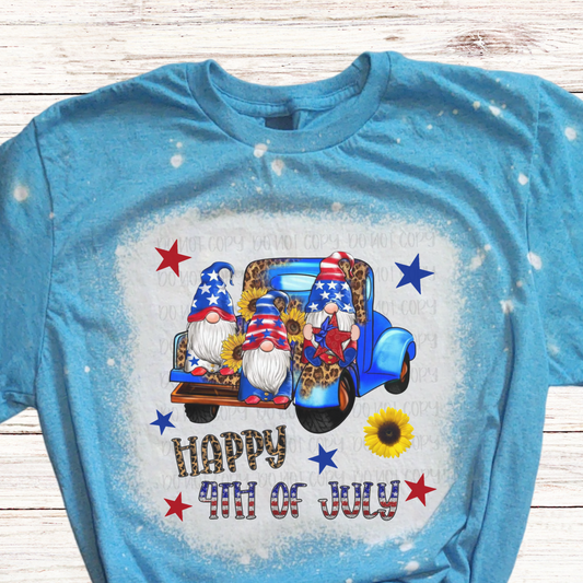 Happy 4th of July Shirt with Gnomes