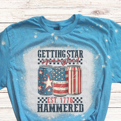 Getting Star Spangled Hammered 4th of July Shirt
