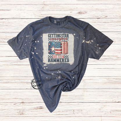 Getting Star Spangled Hammered 4th of July Shirt