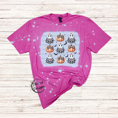 Daisy Ghosts & Pumpkins Halloween Shirt