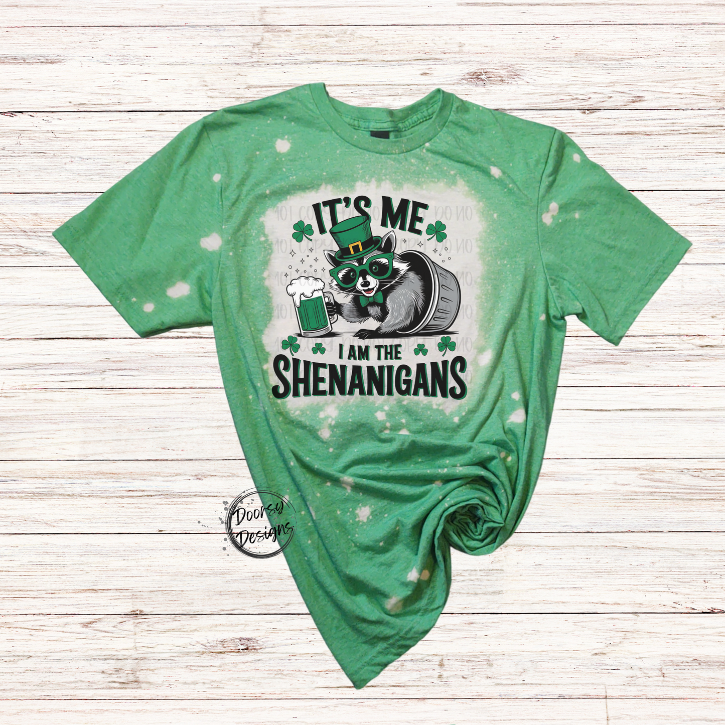 Shenanigans Raccoon St Patrick's Day Shirt